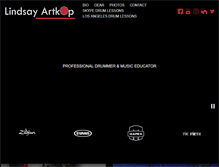 Tablet Screenshot of lindsayartkop.com